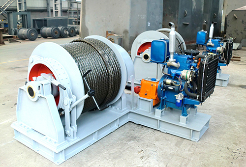 4t-300m Diesel Engine Mooring Winch