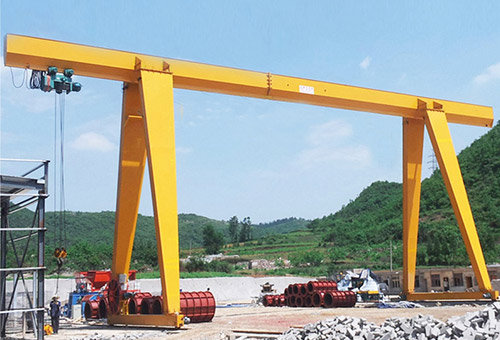 Electric hoist single girder gantry crane