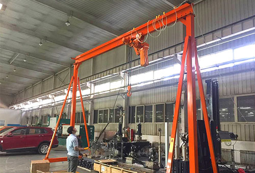 portable gantry crane,Electric travelling Frame Gantry Crane 