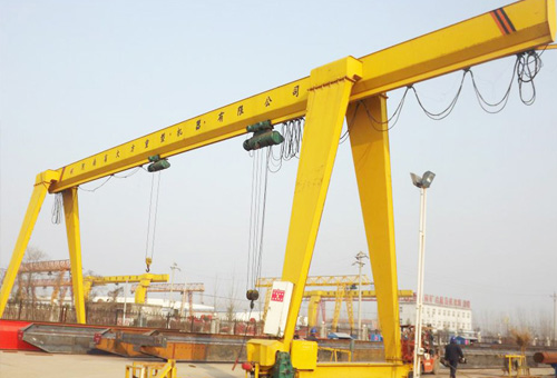 Electric hoist single girder gantry crane