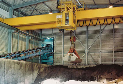 Grab Bucket Overhead Crane