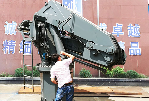 Hydraulic Telescope Kunckle Crane