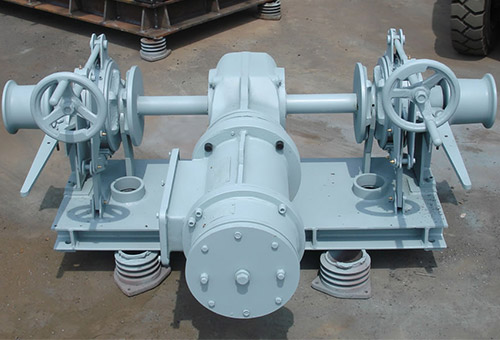 Marine anchor winch